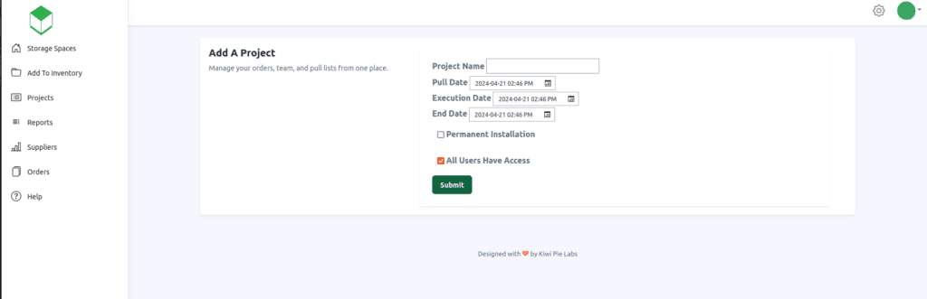Adding a project to Find Boxes